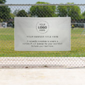 Zakelijke Logo met professionele 5' banner (Insitu)