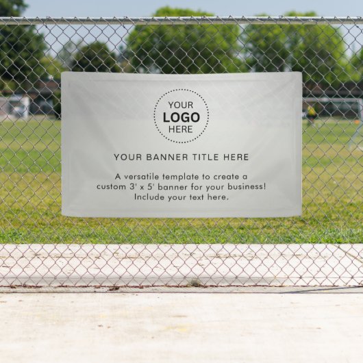 Zakelijke Logo met professionele 5' banner (Insitu)