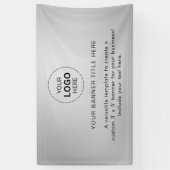 Zakelijke Logo met professionele 5' banner (Verticaal)