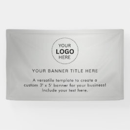 Zakelijke Logo met professionele 5' banner