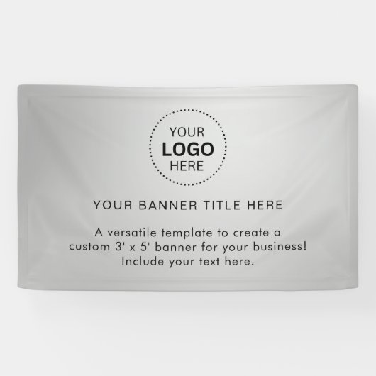 Zakelijke Logo met professionele 5' banner (Horizontaal)