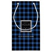 Zakelijke Logo met promotievlauw Klein Cadeauzakje (Achterkant)