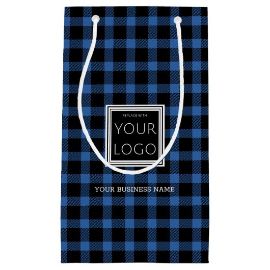 Zakelijke Logo met promotievlauw Klein Cadeauzakje (Voorkant)