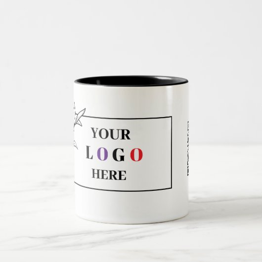 Zakelijke Logo met QR-code Mok (Center)