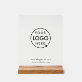 Zakelijke Logo | Minimale eenvoudige reiniging Acryl Bord (Voorkant)