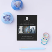 Zakelijke Logo minimalistisch promotiemateriaal -  Flyer (Enkel)