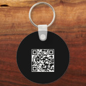 Zakelijke Logo minimalistisch zwart-wit Sleutelhanger (Achterkant)