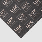 Zakelijke Logo Minimalistische all-over print in z Tissuepapier (Detail)