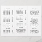 Zakelijke Logo Minimalistische eenvoudige drievoud (Achterkant)