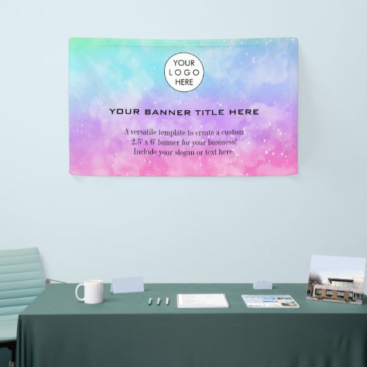 Zakelijke Logo Minimalistische moderne professione Spandoek (Beurs)