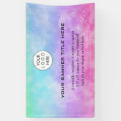 Zakelijke Logo Minimalistische moderne professione Spandoek (Verticaal)