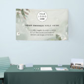 Zakelijke Logo Minimalistische moderne professione Spandoek (Beurs)