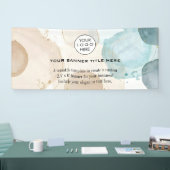 Zakelijke Logo Minimalistische moderne professione Spandoek (Beurs)