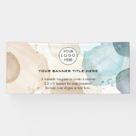 Zakelijke Logo Minimalistische moderne professione Spandoek