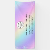 Zakelijke Logo Minimalistische moderne professione Spandoek (Verticaal)