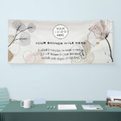 Zakelijke Logo Minimalistische moderne professione Spandoek (Beurs)