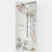 Zakelijke Logo Minimalistische moderne professione Spandoek (Verticaal)