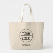 Zakelijke Logo | Modern bedrijf — Grote T Tote Bag (Achterkant)