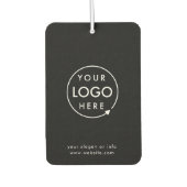Zakelijke Logo | Modern Black Stylish Professional Luchtverfrisser (Voorkant)