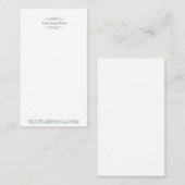 Zakelijke Logo | Modern minimalistisch Visitekaartje (Voorkant / Achterkant)