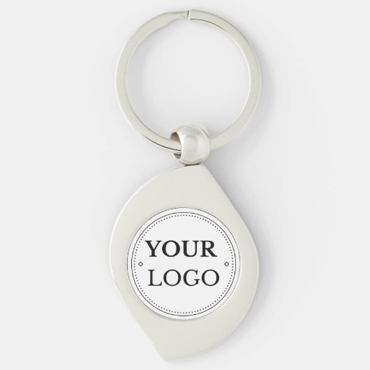 Zakelijke Logo Modern Professional Branded Sleutelhanger (Voorkant)