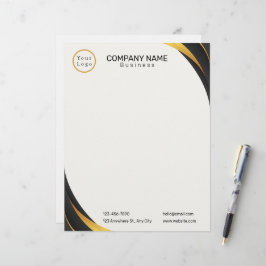 Zakelijke Logo Modern Professional Briefhoofd