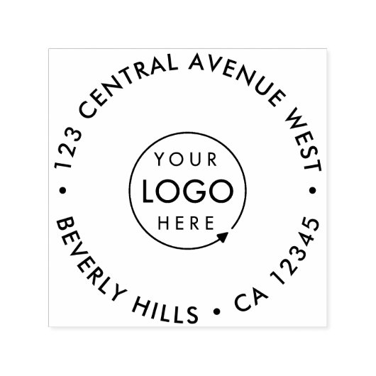 Zakelijke Logo | Modern retouradres Zelfinktende Stempel (Design)