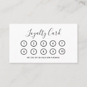 Zakelijke Logo Modern White Professional Company Klantenkaartje (Voorkant)