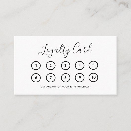 Zakelijke Logo Modern White Professional Company Klantenkaartje (Voorkant)