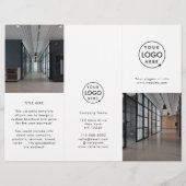 Zakelijke Logo | Moderne brochure met fotodrievoud (Voorkant)