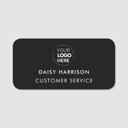 Zakelijke Logo | Moderne medewerkers op maat Naamplaatje (Voorkant)