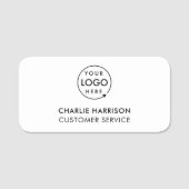 Zakelijke Logo | Moderne medewerkers op maat Naamplaatje (Voorkant)