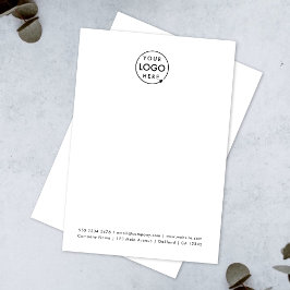Zakelijke Logo | Moderne, minimale, eenvoudige rei Notitiekaartje