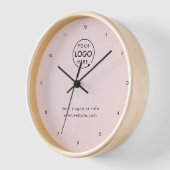 Zakelijke Logo | Moderne, minimale zwarte roze (Hoek)