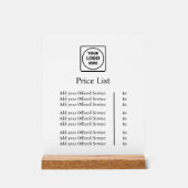 Zakelijke Logo | Moderne Professionele Aangepaste  Acryl Bord (Voorkant)