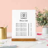 Zakelijke Logo | Moderne Professionele Aangepaste  Acryl Bord (Huwelijk)