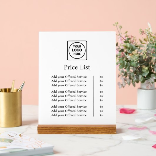 Zakelijke Logo | Moderne Professionele Aangepaste  Acryl Bord (Huwelijk)