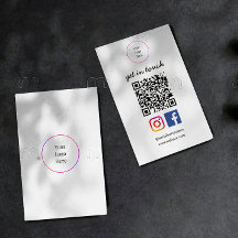 Zakelijke Logo | Moderne QR Code Sociale Sjabloon