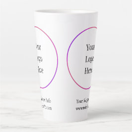 Zakelijke Logo | Moderne Sjabloon van bedrijven Latte Mok