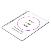 Zakelijke Logo | Moderne Sjabloon van bedrijven Notitieboek (Linkerzijde)