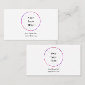 Zakelijke Logo | Moderne Sjabloon van bedrijven Visitekaartje (Voorkant / Achterkant)