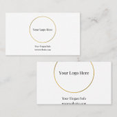 Zakelijke Logo | Moderne Sjabloon van bedrijven Visitekaartje (Voorkant / Achterkant)