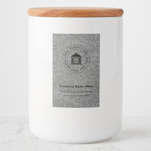 Zakelijke Logo | Naam | Etiket van de aangepaste v (Voorkant)