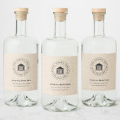 Zakelijke Logo | Naam | Etiketten op maat van de d (Flessen)