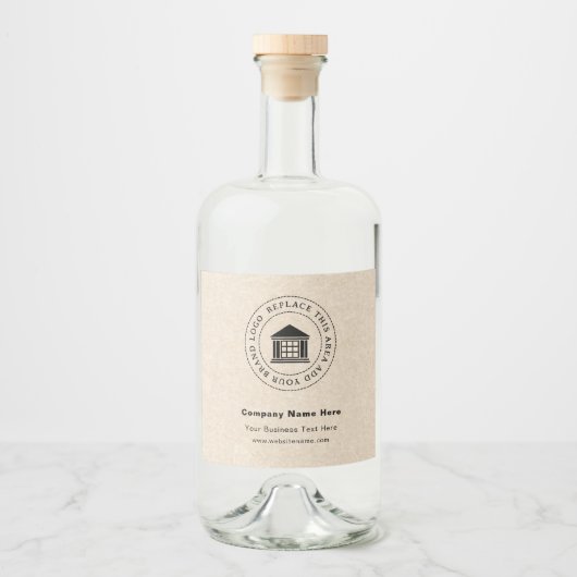 Zakelijke Logo | Naam | Etiketten op maat van de d (Voorkant)