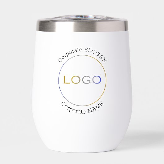 Zakelijke Logo Naam Slogan Minimalist Professional (Voorkant)