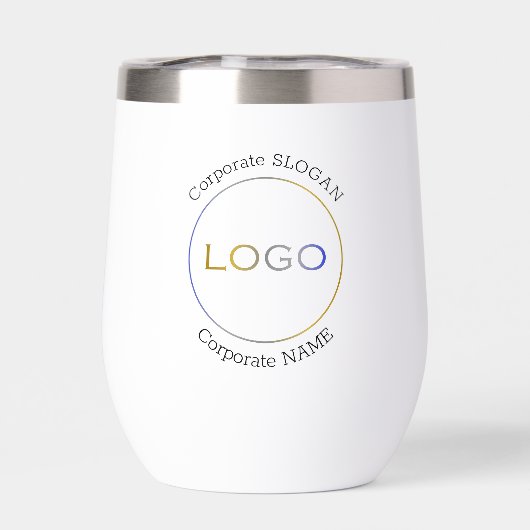 Zakelijke Logo Naam Slogan Minimalist Professional (Achterkant)