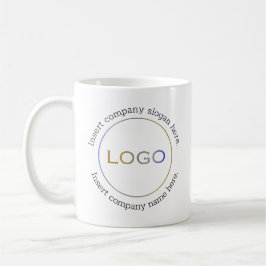 Zakelijke Logo Naam Slogan Minimalist Professional Koffiemok