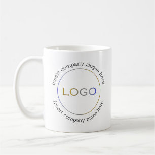 Zakelijke Logo Naam Slogan Minimalist Professional Koffiemok
