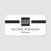 Zakelijke Logo Naamplaatje (Voorkant)